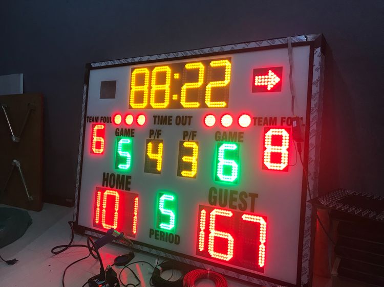  ป้ายสกอร์ดบอร์ด LED รับออกแบบ LED 7-Segment รูปที่ 9