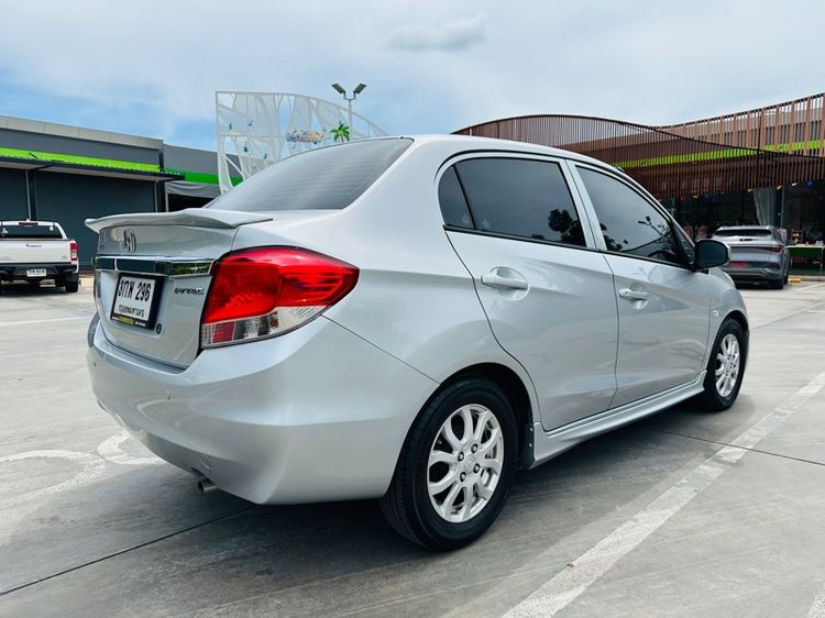 Honda Brio 2014 1.2 Amaze V Sedan เบนซิน ไม่ติดแก๊ส เกียร์อัตโนมัติ บรอนซ์เงิน รูปที่ 4