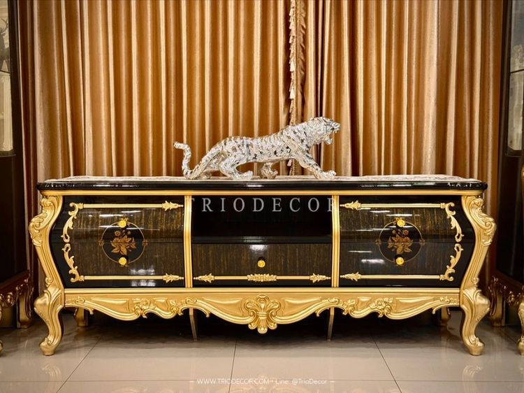 GRAND CASA EMPERADOR LUXURY BAROQUE EXCLUSIVE TV SHOWCASE ชุดตู้วางทีวี พร้อมตู้โชว์ (3ชิ้น) รุ่น แกรนด์ คาซ่า เอ็มเพอราโด รูปที่ 10