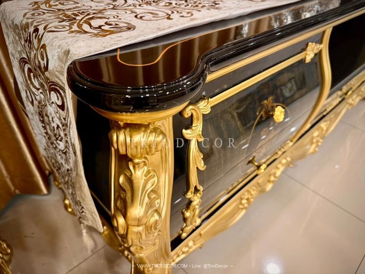 GRAND CASA EMPERADOR LUXURY BAROQUE EXCLUSIVE TV SHOWCASE ชุดตู้วางทีวี พร้อมตู้โชว์ (3ชิ้น) รุ่น แกรนด์ คาซ่า เอ็มเพอราโด รูปที่ 7
