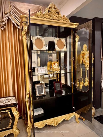 GRAND CASA EMPERADOR LUXURY BAROQUE EXCLUSIVE TV SHOWCASE ชุดตู้วางทีวี พร้อมตู้โชว์ (3ชิ้น) รุ่น แกรนด์ คาซ่า เอ็มเพอราโด รูปที่ 13