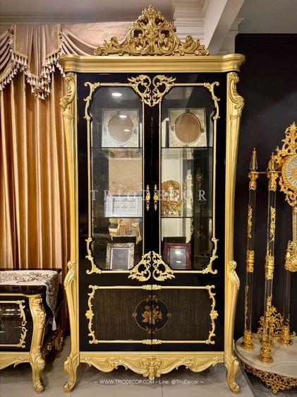 GRAND CASA EMPERADOR LUXURY BAROQUE EXCLUSIVE TV SHOWCASE ชุดตู้วางทีวี พร้อมตู้โชว์ (3ชิ้น) รุ่น แกรนด์ คาซ่า เอ็มเพอราโด รูปที่ 12