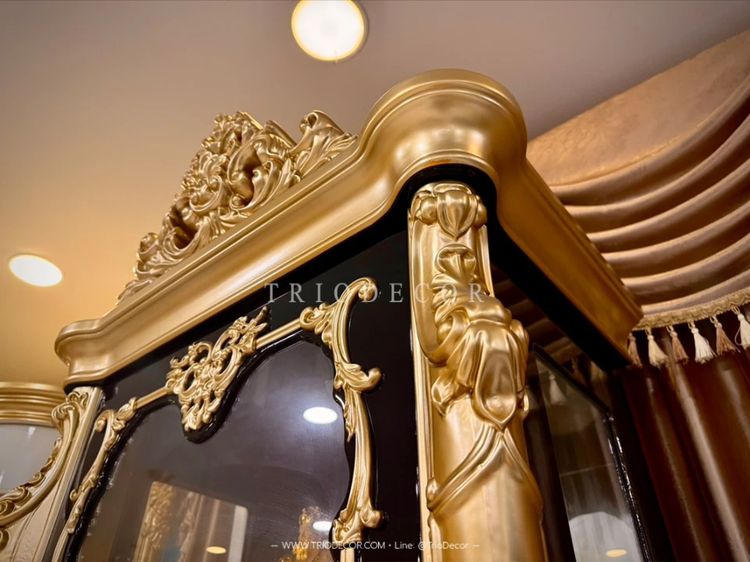GRAND CASA EMPERADOR LUXURY BAROQUE EXCLUSIVE TV SHOWCASE ชุดตู้วางทีวี พร้อมตู้โชว์ (3ชิ้น) รุ่น แกรนด์ คาซ่า เอ็มเพอราโด รูปที่ 9