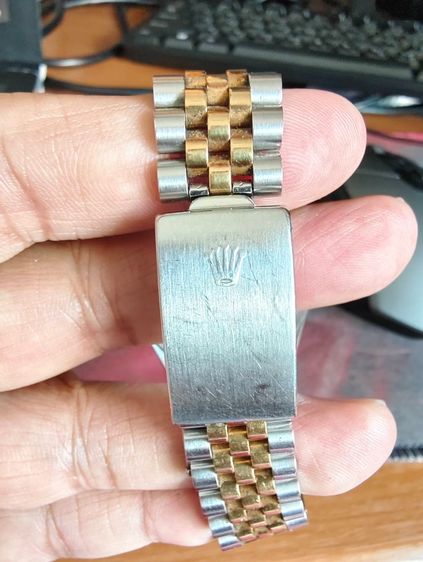 Rolex Datejust 36มม รุ่น16233 หน้าน้ำเงิน ล้อมเพชรแท้ สายJubilee แท้100 เปิดพิสูตรได้ รูปที่ 8