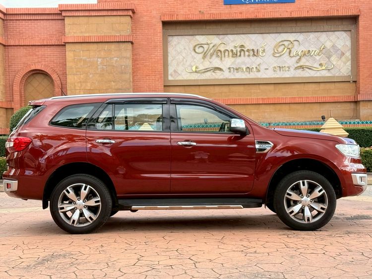 Ford Everest 2016 3.2 Titanium+ 4WD Navi Utility-car ดีเซล เกียร์อัตโนมัติ แดง รูปที่ 3