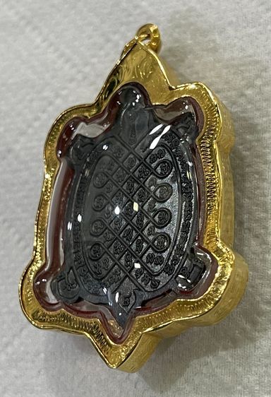 เหรียญพญาเต่าเรือน พิมพ์พระสังกัจจายน์ หลวงปู่หลิว รุ่นไตรมาส 90 ปี นวะ ปี2538 รูปที่ 6