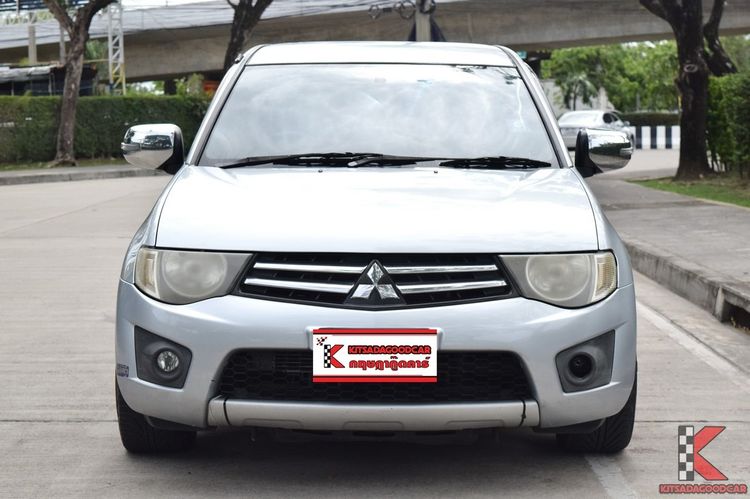 Mitsubishi Triton 2013 2.5 GLX Pickup ดีเซล ไม่ติดแก๊ส เกียร์ธรรมดา บรอนซ์เงิน รูปที่ 2