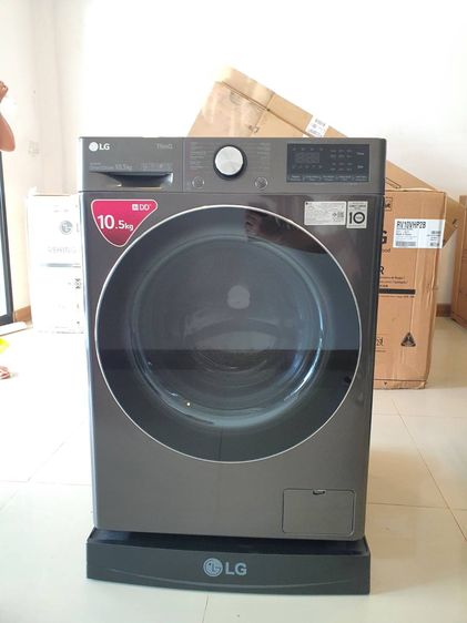 เครื่องซักผ้าฝาหน้า LG FV1450S2B  10.5 KG. รูปที่ 3