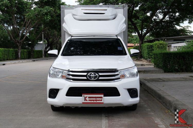 Toyota Hilux Revo 2018 2.4 J Plus Pickup ดีเซล ไม่ติดแก๊ส เกียร์ธรรมดา ขาว รูปที่ 2
