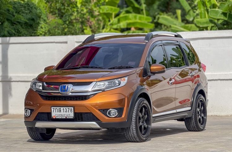 Honda BR-V 2018 1.5 SV Utility-car เบนซิน ไม่ติดแก๊ส เกียร์อัตโนมัติ น้ำตาล