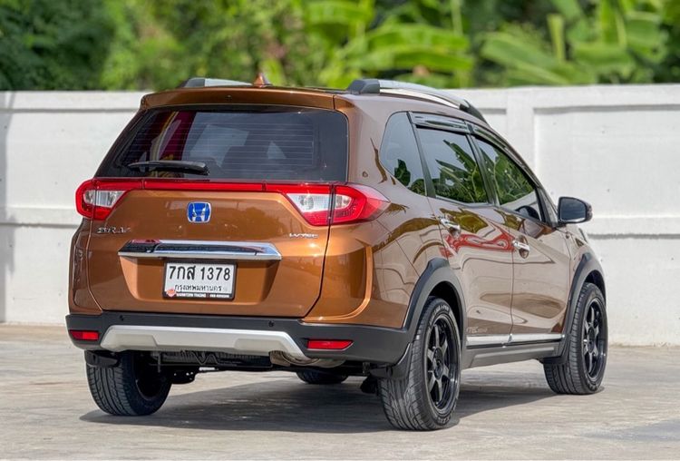 Honda BR-V 2018 1.5 SV Utility-car เบนซิน ไม่ติดแก๊ส เกียร์อัตโนมัติ น้ำตาล รูปที่ 4