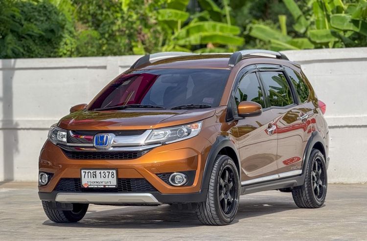 Honda BR-V 2018 1.5 SV Utility-car เบนซิน ไม่ติดแก๊ส เกียร์อัตโนมัติ น้ำตาล รูปที่ 2