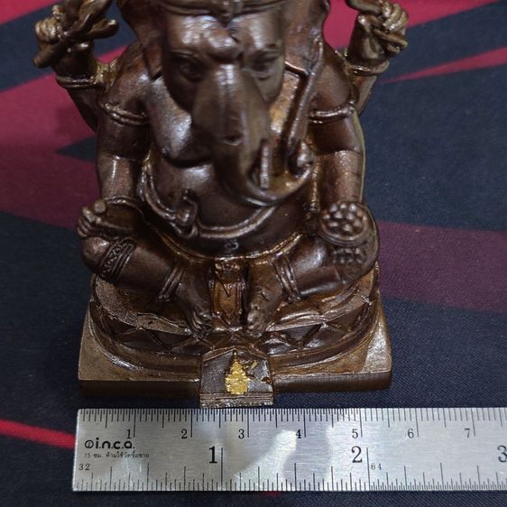 พระพิฆเนศ เฉลิมพระเกียรติ สธ 50 ปี เนื้อสัมฤทธิ์ คณะโบราณคดี มหาวิทยาลัยศิลปากร สร้าง ปี2548 รูปที่ 9