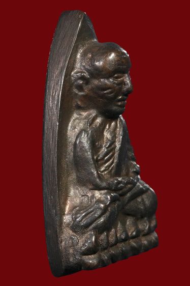 พระเนื้อโลหะเก่า ฐาน 2 สูง 3.5 ซ.ม E 945 รูปที่ 3