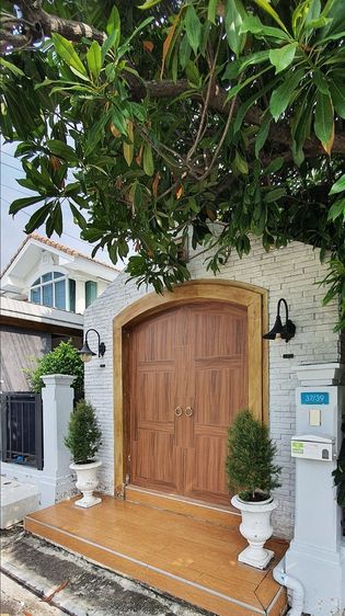 บ้านเดี่ยว2ชั้น หน้าสวน(มือสองสภาพดีเยี่ยม) บ้านเดี่ยวในราคาบ้านแฝด-บ้านสไตล์อังกฤษชนบท-รังสิตคลองสาม