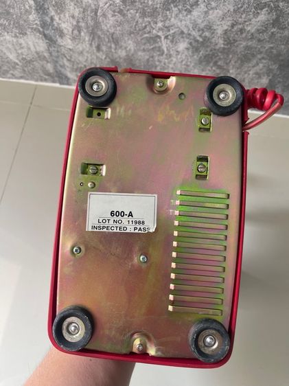 โทรศัพท์หมุน โบราณสีแดง เก่าสะสม รูปที่ 10