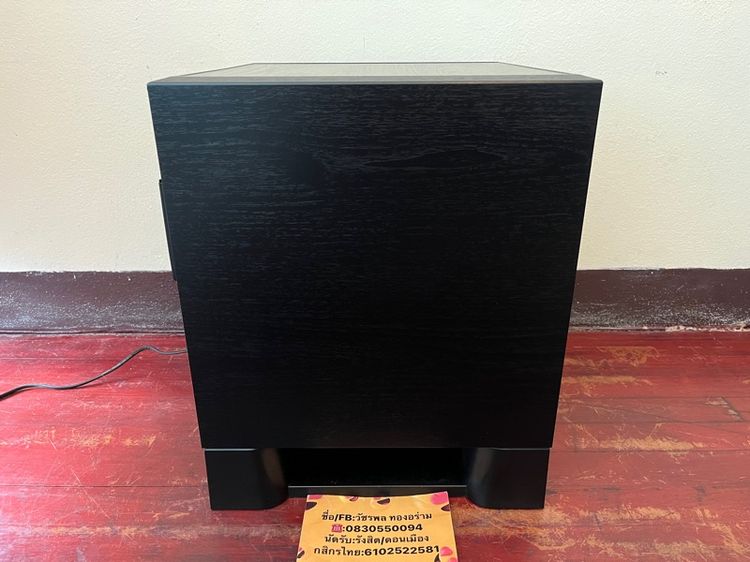 Yamaha Subwoofer YST-315 ลายไม้ดำ ดอก10นิ้ว ยิงลงพื้น เสียงดีครับ  สภาพใหม่ เดิมๆโรงงาน น็อตไม่ขยับ รูปที่ 9