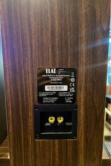 ELAC DBR-62 มือ1 รูปตัวอย่างถ่ายจากตัวโชว์ ตัวที่ขายเป็นของใหม่ ในกล่องไม่เคยแกะครับ พร้อมใบประกัน1ปี ร้านปิยะนัส สีดำลายไม้สวยๆ รูปที่ 14