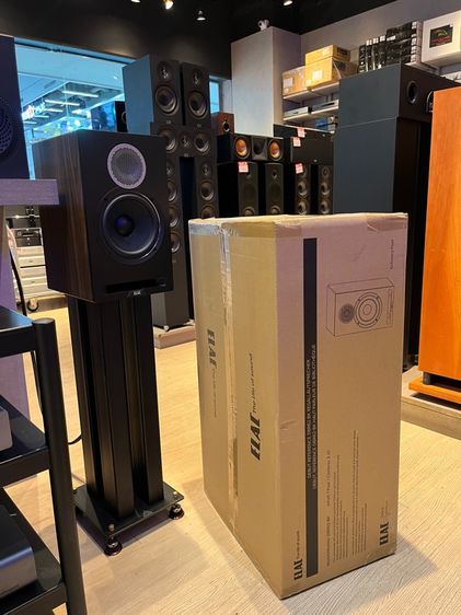 ELAC DBR-62 มือ1 รูปตัวอย่างถ่ายจากตัวโชว์ ตัวที่ขายเป็นของใหม่ ในกล่องไม่เคยแกะครับ พร้อมใบประกัน1ปี ร้านปิยะนัส สีดำลายไม้สวยๆ รูปที่ 3