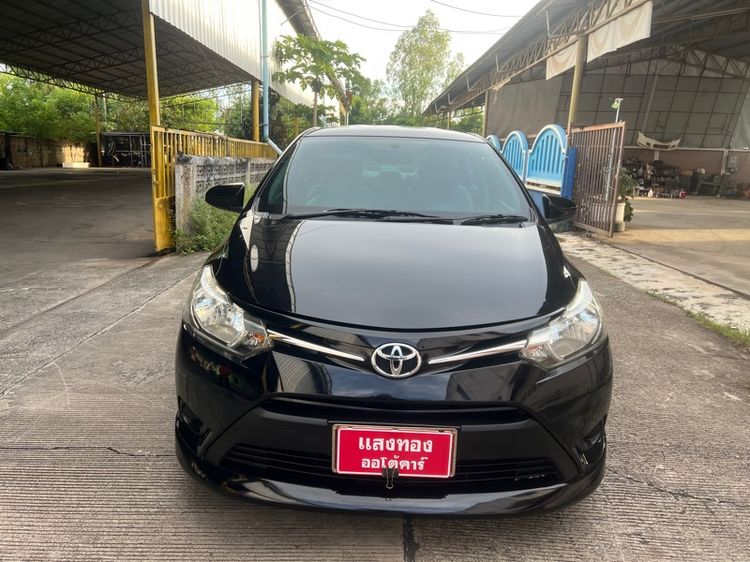 Toyota Vios 2016 1.5 E Sedan เบนซิน ไม่ติดแก๊ส เกียร์อัตโนมัติ ดำ รูปที่ 3
