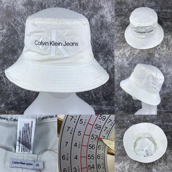 หมวกและหมวกแก๊ป หมวก Calvin Klein แท้ 💯 size วัดจริงขนาด รอบหัว 56-58 นิ้ว สภาพใหม่มาก ทรงสวย เนื้อผ้าดีมาก หายากน่าสะสมครับ