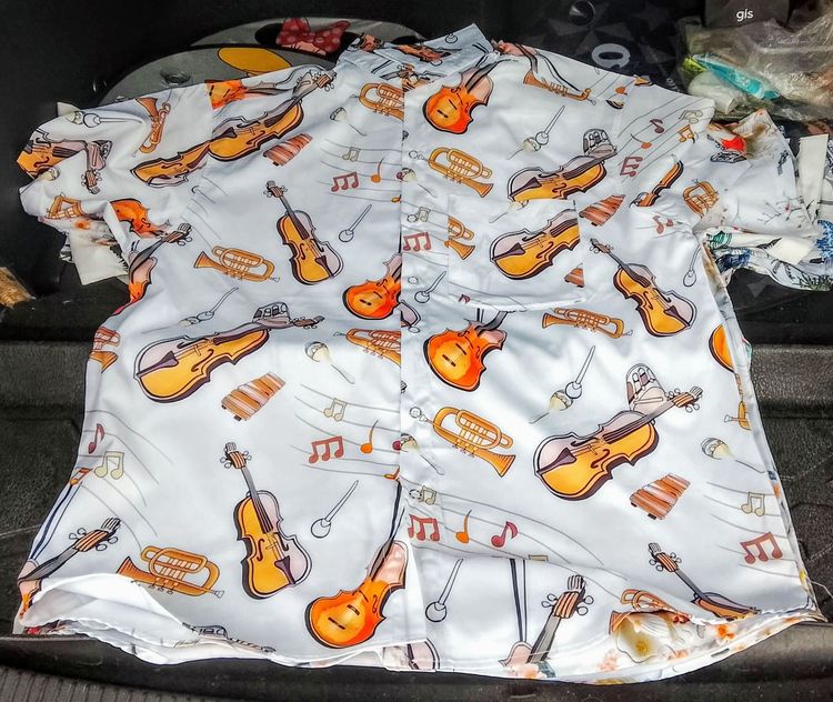 เสื้อสวย ๆ ใส่สบาย ๆ มีหลายลาย เนื้อผ้าไหมอิตาลี ใส่ได้เลยไม่ยับ ไม่ต้องรีด รูปที่ 6