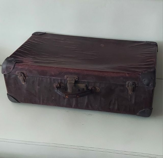 กระเป๋าเดินทาง หนังแท้ วินเทจ รูปที่ 7