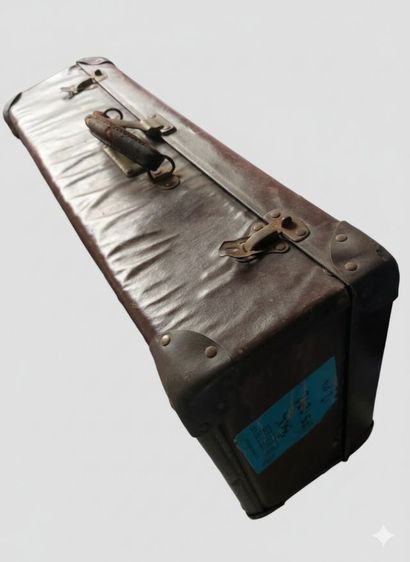 กระเป๋าเดินทาง หนังแท้ วินเทจ รูปที่ 5