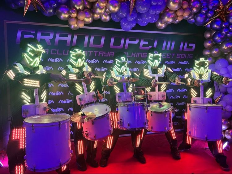 รับแสดงโชว์กลอง led drum show รูปที่ 5