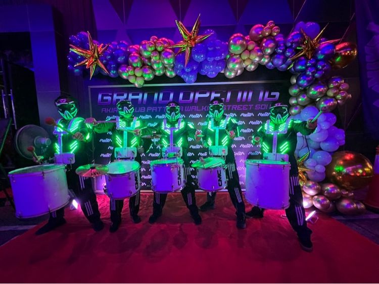 รับแสดงโชว์กลอง led drum show รูปที่ 4