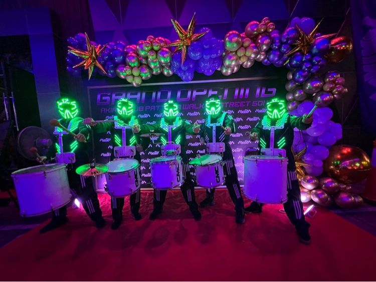 รับแสดงโชว์กลอง led drum show รูปที่ 6