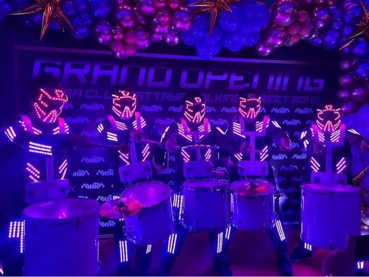 รับแสดงโชว์กลอง led drum show รูปที่ 3