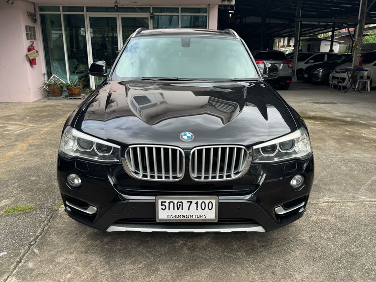 BMW X3 2016 2.0 xDrive20i 4WD Utility-car เบนซิน ไม่ติดแก๊ส เกียร์อัตโนมัติ ดำ รูปที่ 2