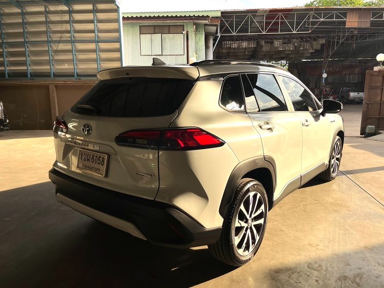 Toyota Corolla Cross 2020 1.8 Hybrid Premium Safety Utility-car ไฮบริด ไม่ติดแก๊ส เกียร์อัตโนมัติ ขาว รูปที่ 3