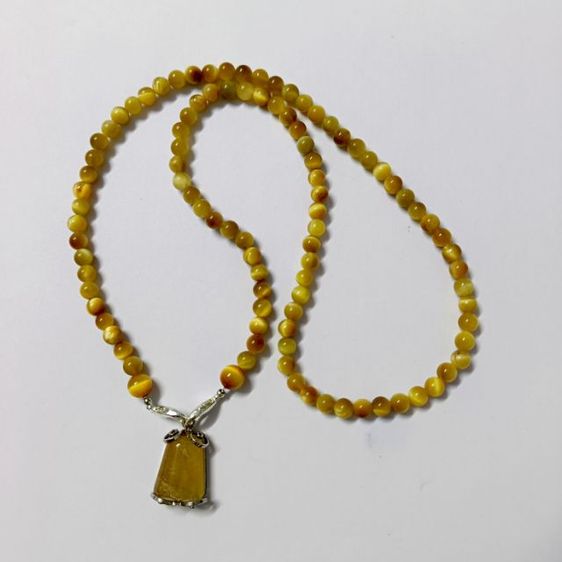 สร้อยคอ Tiger Eye Golden พร้อมจี้ไหมทอง รูปที่ 5