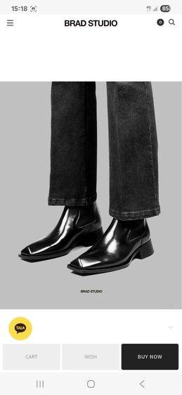 ขาย chelsea boots brad studio สีดำงานเเบรนด์เเท้ ส่งฟรี รูปที่ 11