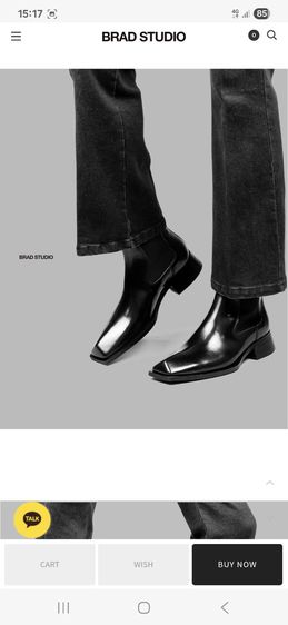 ขาย chelsea boots brad studio สีดำงานเเบรนด์เเท้ ส่งฟรี รูปที่ 12
