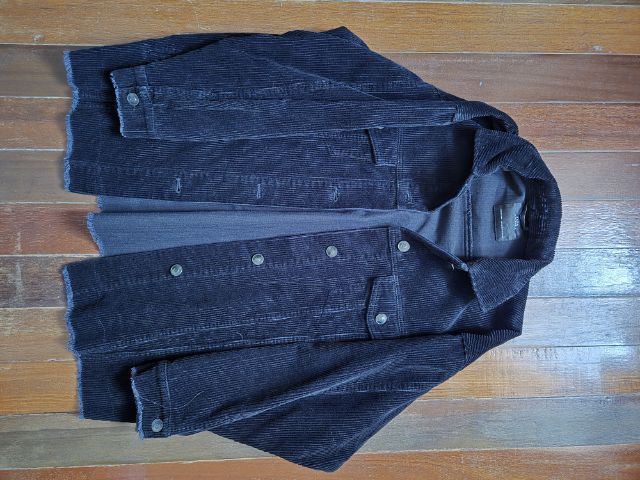 เสื้อ jacket ZARA  ผ้าลูกฟูกสีดำ สภาพใหม่ ส่งฟรี รูปที่ 5