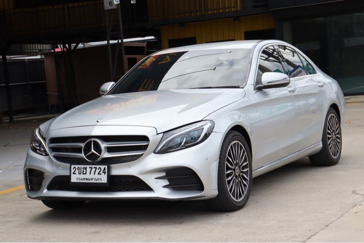 Mercedes-Benz C-Class 2020 C300 Sedan ปลั๊กอินไฮบริด (PHEV) เกียร์อัตโนมัติ บรอนซ์เงิน รูปที่ 2