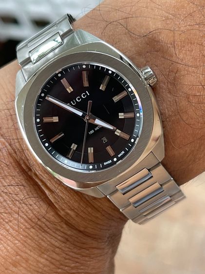 GUCCI GG2570 37 mm Black Dial Quartz Men’s Watch Swiss Watch YA142402 รูปที่ 18