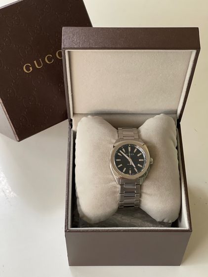 GUCCI GG2570 37 mm Black Dial Quartz Men’s Watch Swiss Watch YA142402 รูปที่ 3