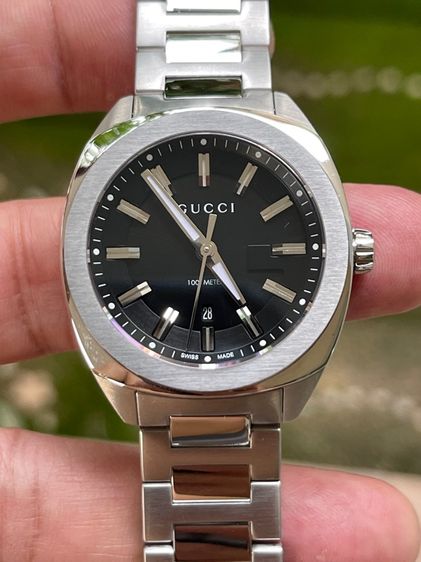 GUCCI GG2570 37 mm Black Dial Quartz Men’s Watch Swiss Watch YA142402 รูปที่ 8