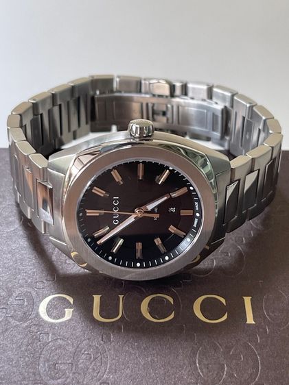 GUCCI GG2570 37 mm Black Dial Quartz Men’s Watch Swiss Watch YA142402 รูปที่ 6