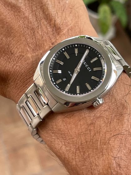 GUCCI GG2570 37 mm Black Dial Quartz Men’s Watch Swiss Watch YA142402 รูปที่ 15