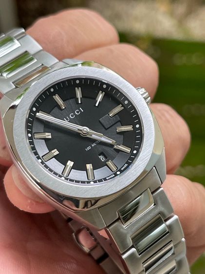 GUCCI GG2570 37 mm Black Dial Quartz Men’s Watch Swiss Watch YA142402 รูปที่ 12