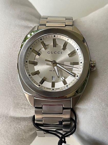 GUCCI GG2570 37 mm Silver Dial Quartz Men’s Watch Swiss Watch YA142402 รูปที่ 4
