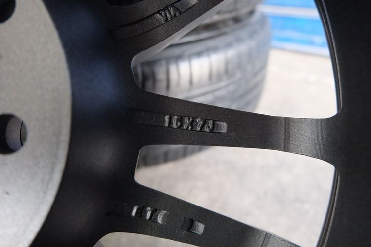 🚘 ล้อแต่ง RE30 4รู100-114 15 นิ้ว  + ยาง  Maxxis 185 60R15 ปี22 รูปที่ 8