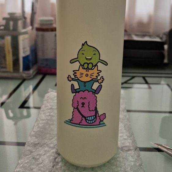 กระบอกน้ำเก็บอุณหภูมิสเตนเลสสตีล ลาย AIS