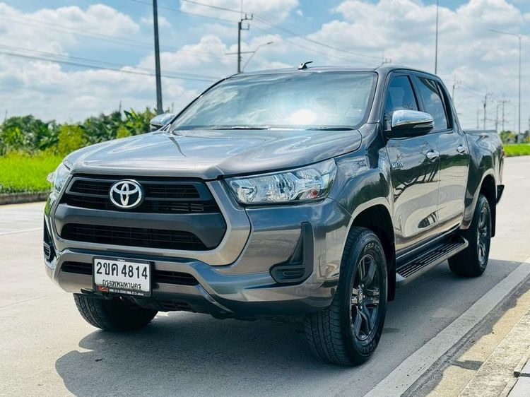 Toyota Hilux Revo 2020 Double Cab 2.4 Entry Prerunner Pickup ดีเซล ไม่ติดแก๊ส เกียร์อัตโนมัติ เทา