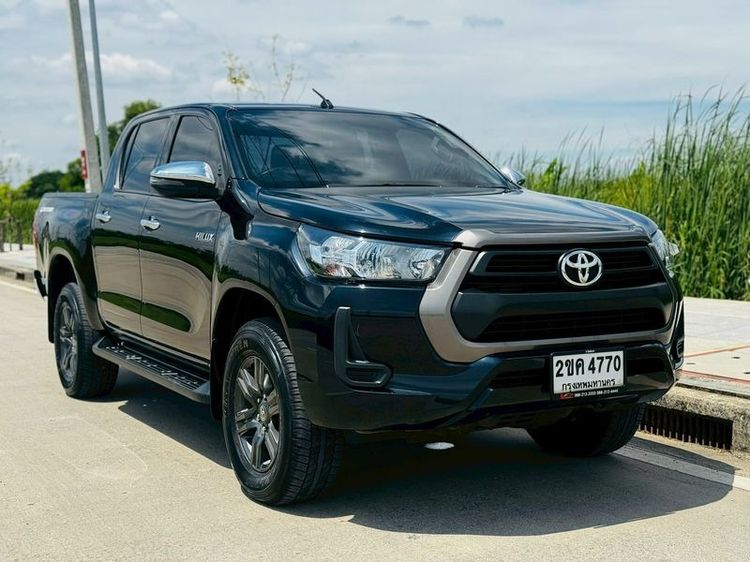 Toyota Hilux Revo 2020 Double Cab 2.4 Entry Prerunner Pickup ดีเซล ไม่ติดแก๊ส เกียร์อัตโนมัติ ดำ รูปที่ 3